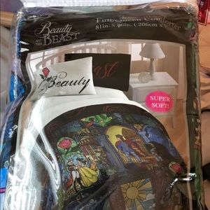 Beauty and the beast comforter set